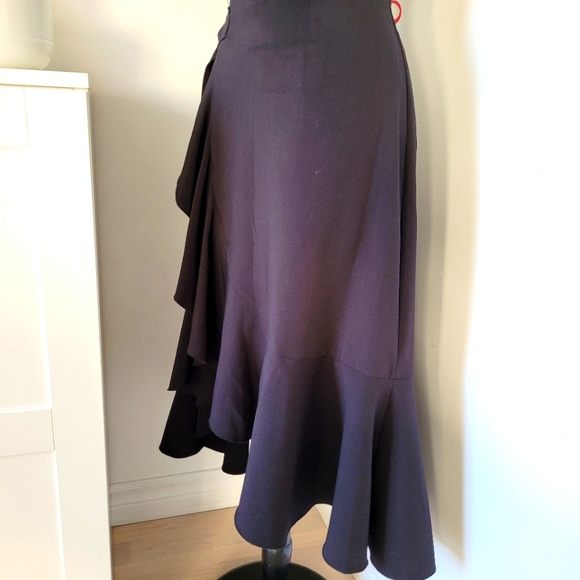 Fit and flare High waist Ruffles skirt HM 😍 SIZE 10 - Picture 5 of 13